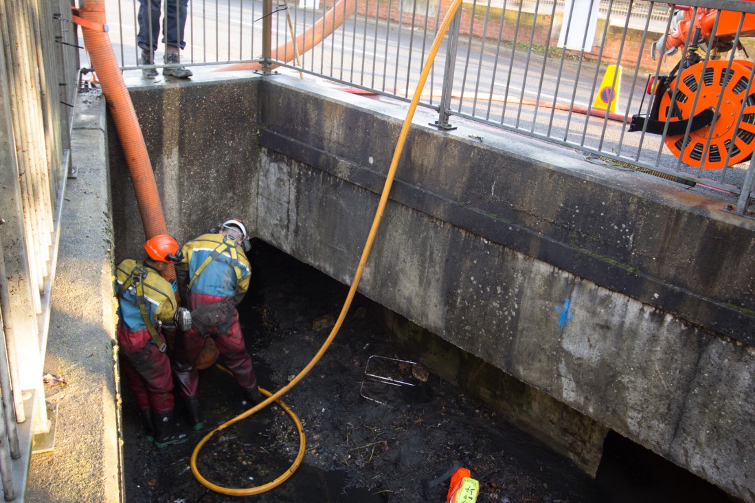 Professional cleaning team for UK developers